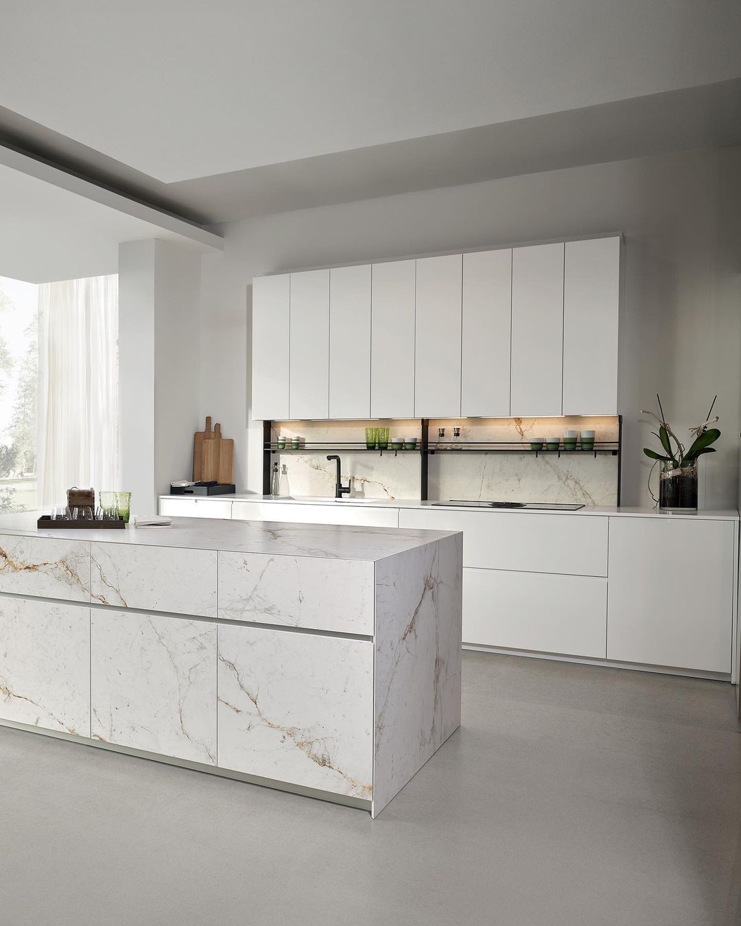 NEOLITH / ABU DHABI WHITE / SILK / 1.2 cm / SELECCIÓN BERGARESA