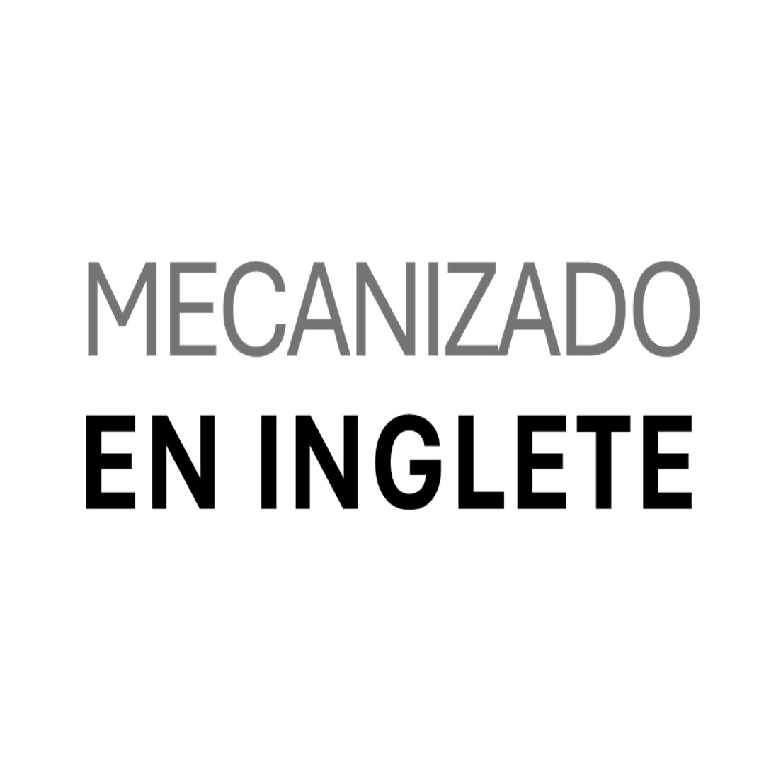 Mecanizado en inglete para piezas a junta inglete (Costado-Patas) + la unión de estas.