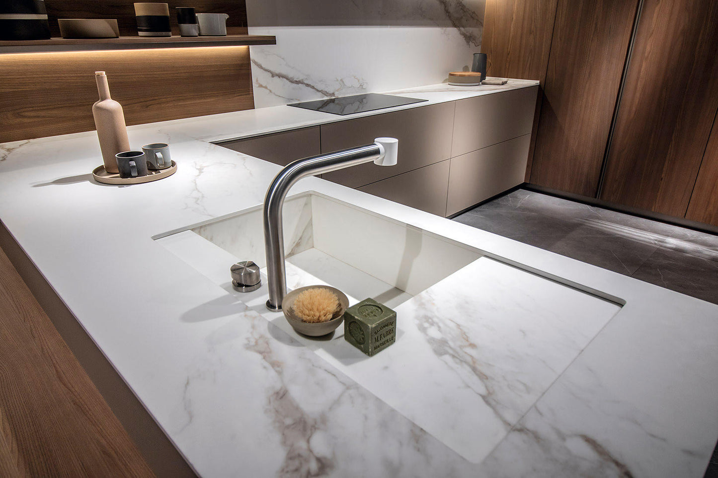 INALCO / LARSEN SUPER BLANCO GRIS PUL / PULIDO / 1.2 cm