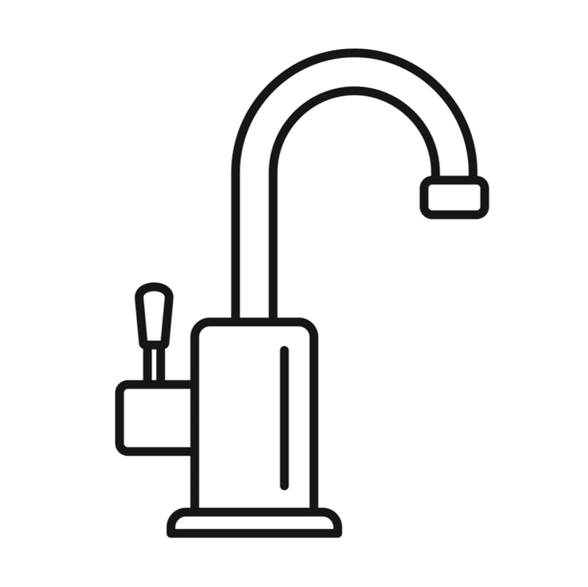 Agujero de grifo, dosificador o dispensador