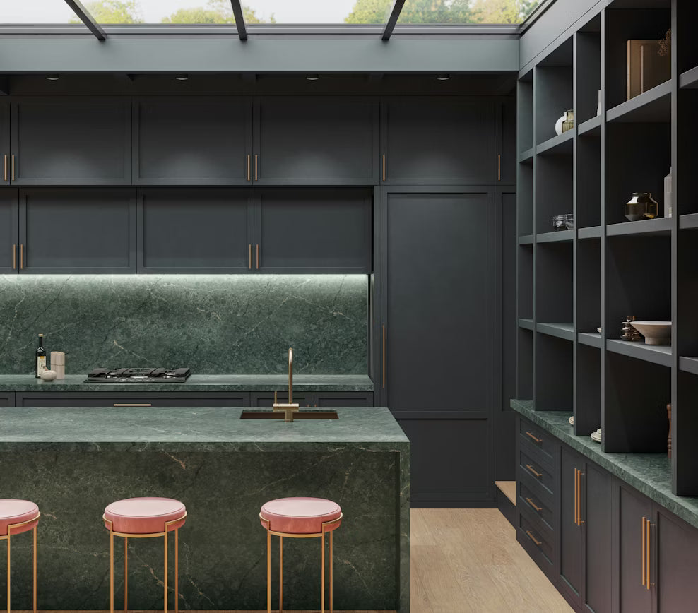 SILESTONE / JARDIN EMERALD / SUEDE / 1.2 cm