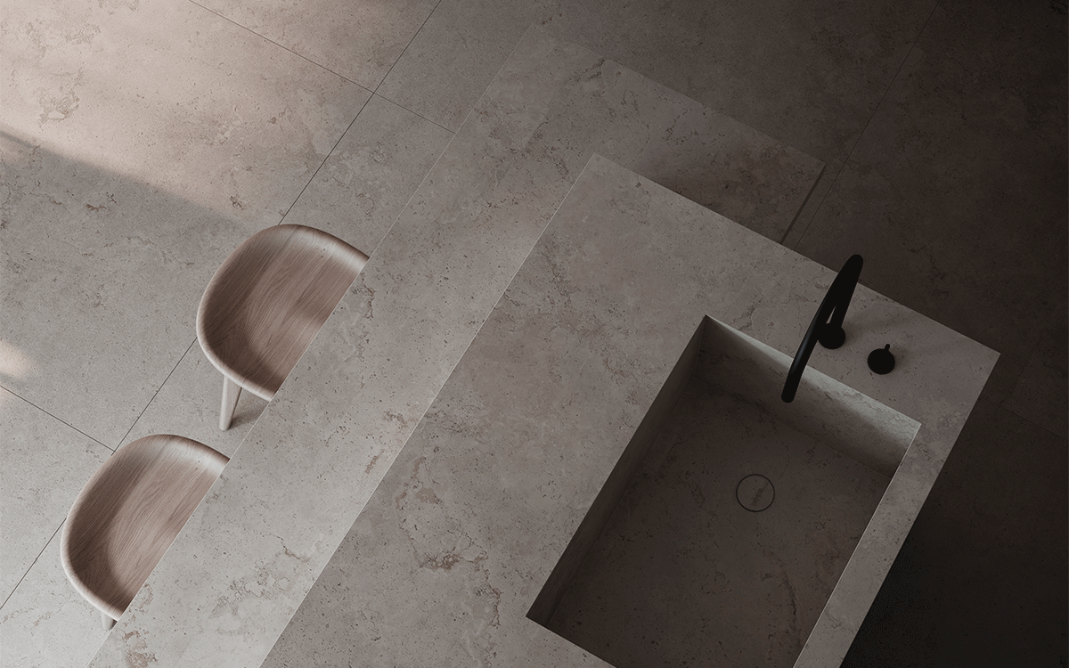 LITHOTECH / VERSO VEIN CUT LIGHT / HONED / 1.2 cm