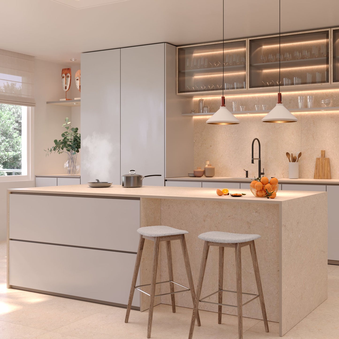 ABK / TRANI BEIGE / NATURAL / 2 cm