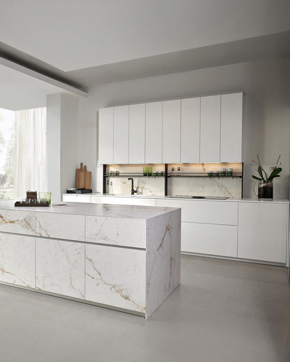 NEOLITH / ABU DHABI WHITE / SILK / 1.2 cm  / SELECCIÓN BERGARESA