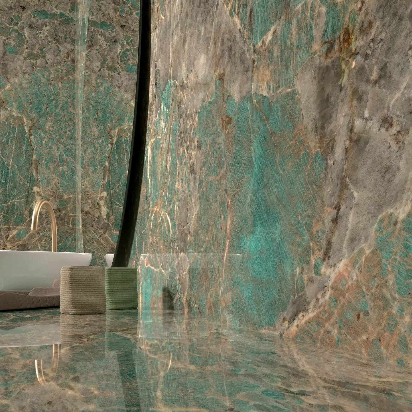 XTONE / AMAZONITE / POLISHED / 1.2 cm