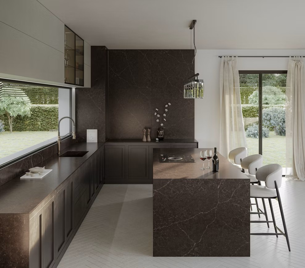 SILESTONE / CHATEÂU BROWN / SUEDE / PULIDO / 1.2 cm