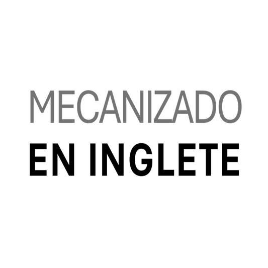 Mecanizado en inglete para piezas a junta inglete (Costado-Patas) + la unión de estas.