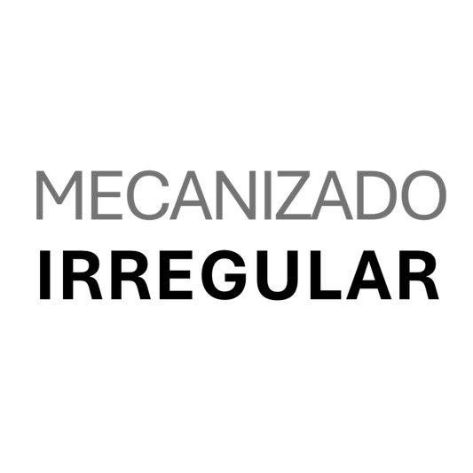 Mecanizado irregular para zonas de frente