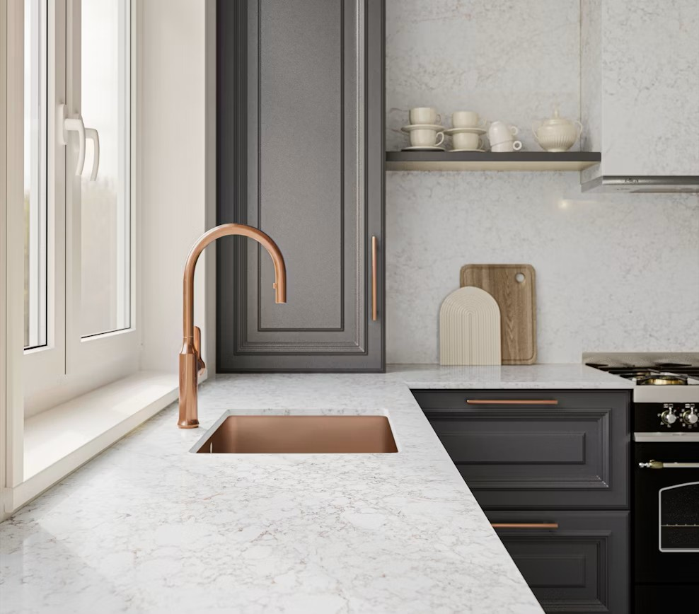 SILESTONE / RIVIÈRE ROSE / SUEDE / PULIDO / 1.2 cm