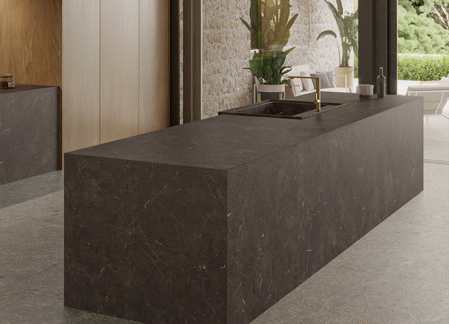 INALCO / UMBRA MARRON / ABUJARDADO / 2 cm