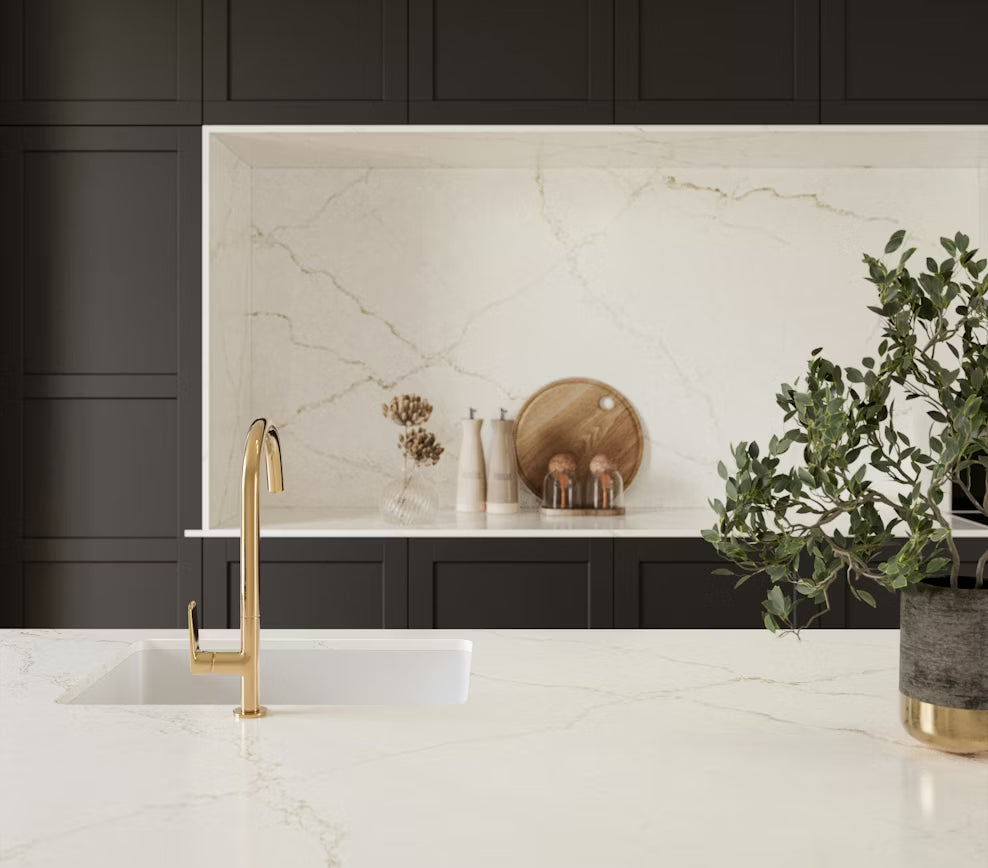SILESTONE / BLANC ÉLYSÉE / SUEDE / 1.2 cm