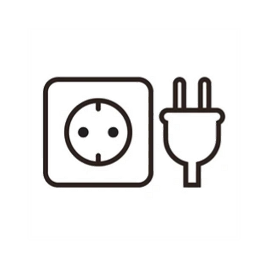Agujero para enchufes (frentes) - caja individual-
