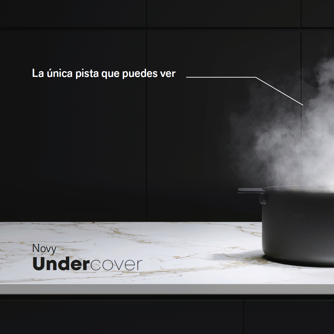 Mecnizado para cocinan invisible NOVY UNDERCOVER